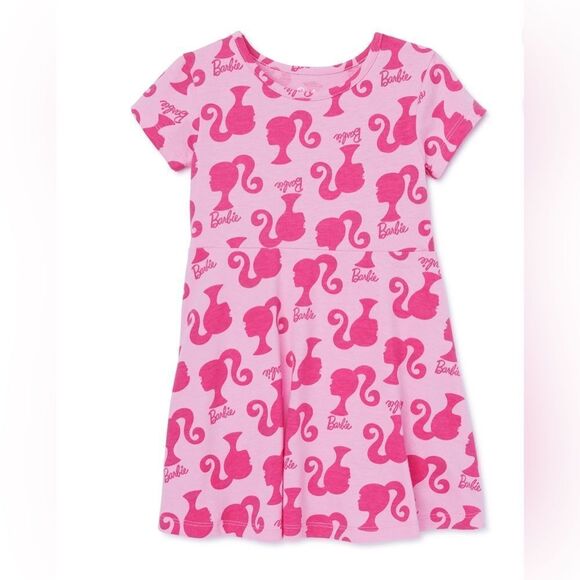 Three Piece Toddler Girl Print Skater Dress - Picture 3 of 7